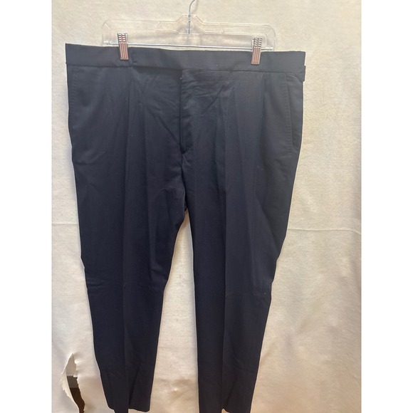 Ralph Lauren purple labelMen's Pinstripe Dress Pants Pleated Waist Size 38x31